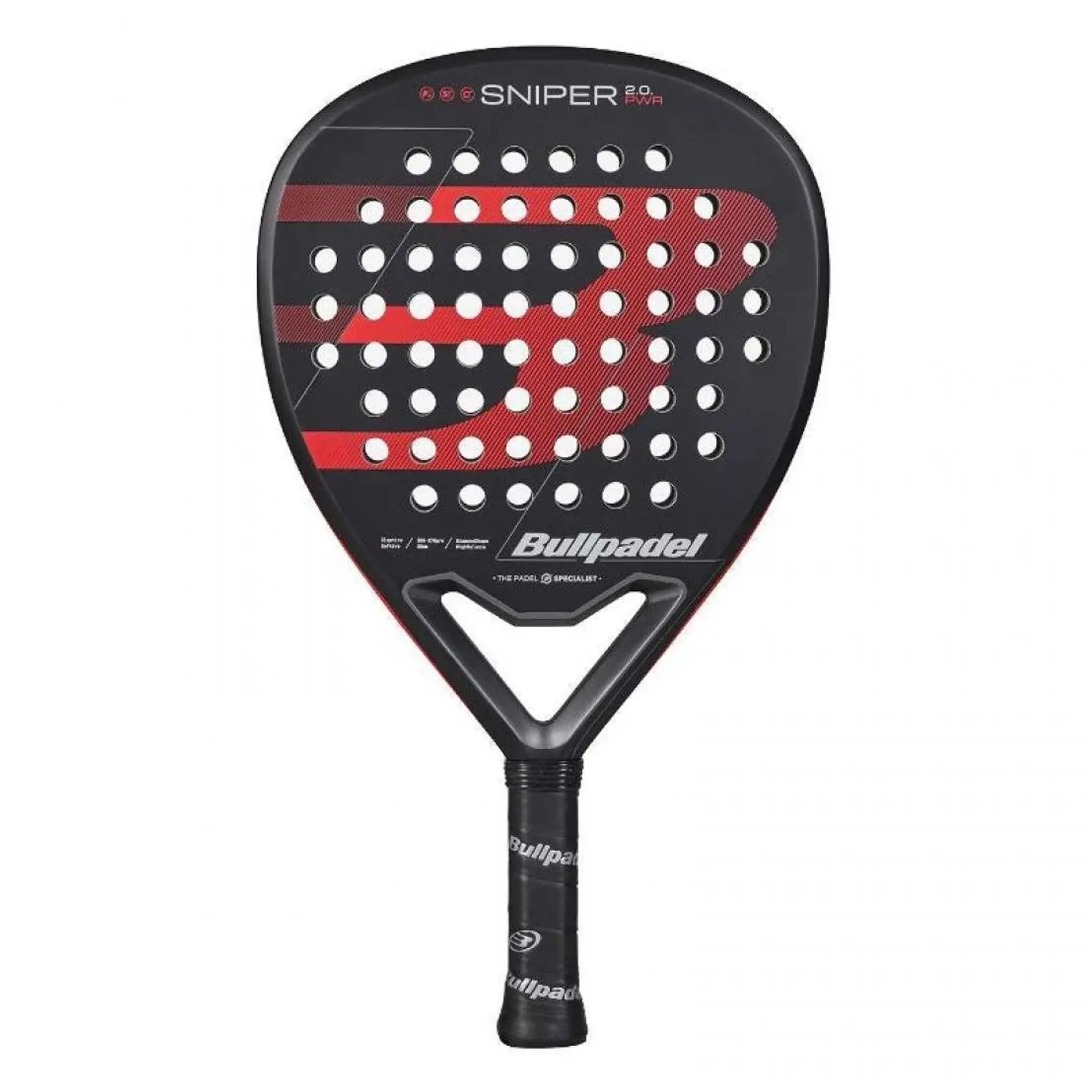 Bullpadel Sniper 2.0 Power 2026 Black/Red